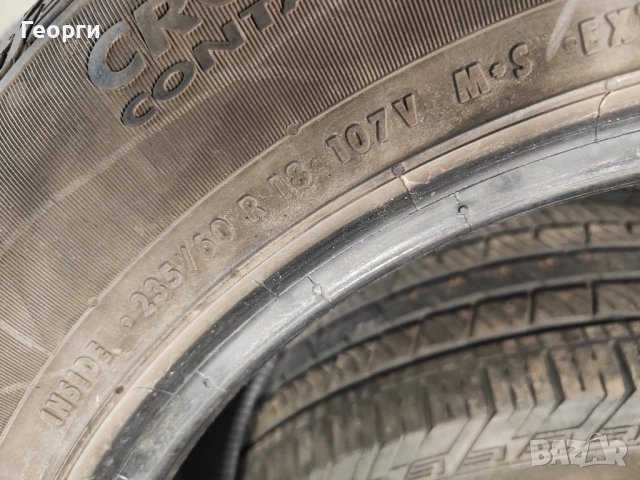 4бр.всесезонни гуми 235/60/18 Continental, снимка 9 - Гуми и джанти - 51854775