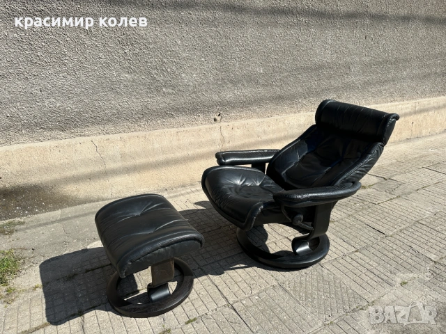 норвежки релайнер стол "EKORNES Stressless", снимка 18 - Столове - 53780959