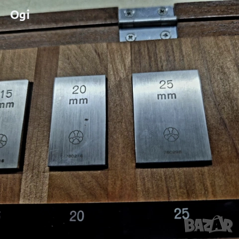 Плоскопаралелни краещни мерки MITUTOYO , снимка 5 - Шублери - 53330737
