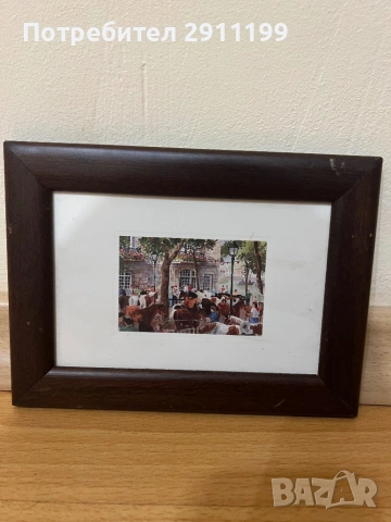 Малка картина с къща, 6 бр., снимка 6 - Картини - 53849502