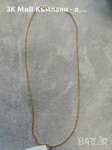 Златен синджир 2.18гр 14к 51см, снимка 3 - Колиета, медальони, синджири - 53680971