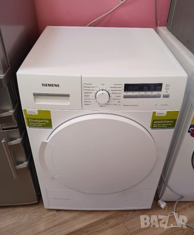 Кондензна сушилня с термопомпа SIEMENS ecoEdition, снимка 2 - Сушилни - 52953349