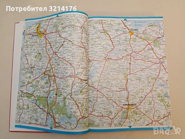 Pilot Autoatlas Deutschland/Europa 92/93 (1:300000; 1:400000), снимка 3 - Специализирана литература - 52751491