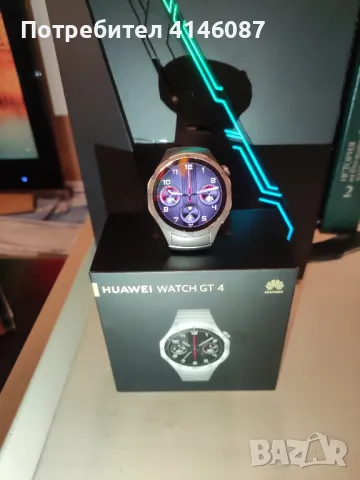 Huawei watch GT 4 Stainless steel СПЕШНО, снимка 4 - Смарт гривни - 47373112