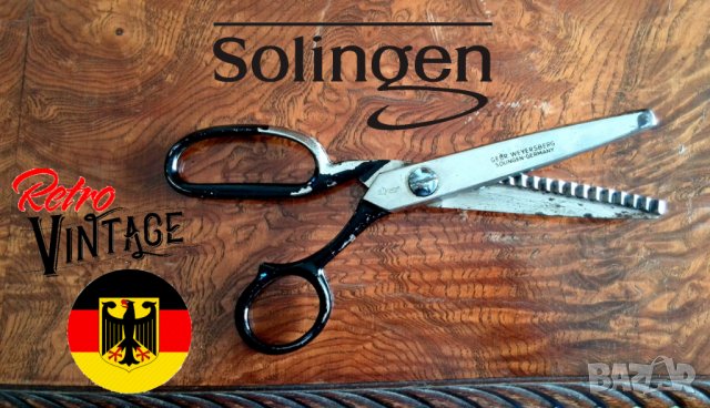 Голяма Немска Ножица Зиг Заг- Солинген , снимка 1 - Други ценни предмети - 35696648