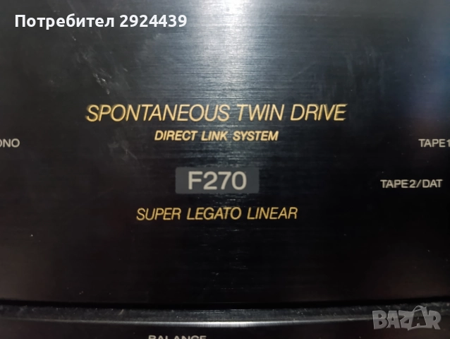 SONY TA -F270, снимка 5 - Ресийвъри, усилватели, смесителни пултове - 52619407