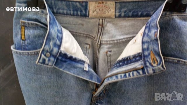 Jeans Armani, denim, 30, оригинален, светлосин, снимка 4 - Дънки - 12907555
