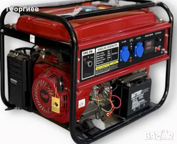 Генератор 3,5 КВ.ел.старт бензин / газ , снимка 3 - Други машини и части - 48179773