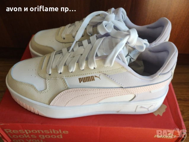 Оригинални Puma Carina Street 38, 39 номер, снимка 2 - Кецове - 52508633