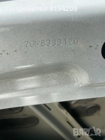 Vw T-cross задна дясна врата 80, снимка 2 - Части - 51774986