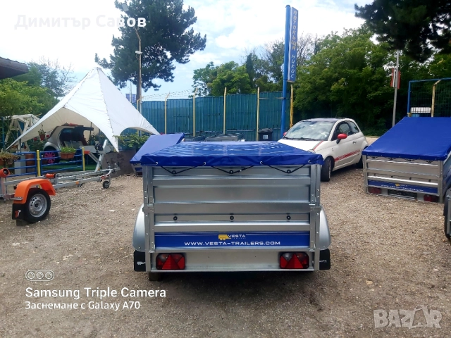 Туристическо ремарке VESTA LIGHT 23DA с допълнителни канати и плосък брезент, снимка 5 - Ремаркета - 52100629