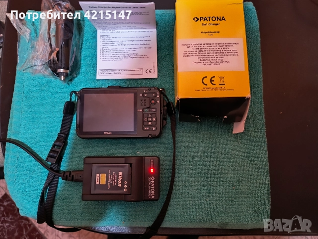 Nikon Coolpix AW100-Дигитална камера (Фотоапарат) 16MP Водоустойчив, удароустойчив, снимка 12 - Камери - 52850284