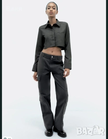 карго панталон ZARA, снимка 7 - Панталони - 46456373