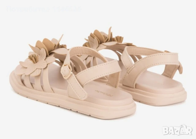Бежови сандали за момиче 35 , снимка 3 - Детски сандали и чехли - 51133971