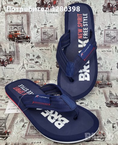 Мъжки чехли между пръстите Runners ТОП качество! , снимка 1