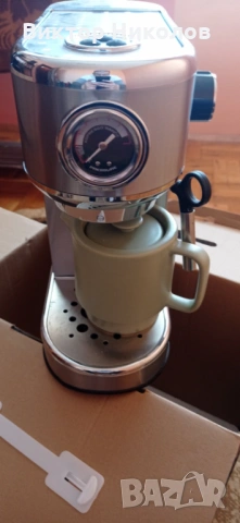 Еспресо кафемашина Oliver Voltz OV51171G, снимка 7 - Кафемашини - 53608957
