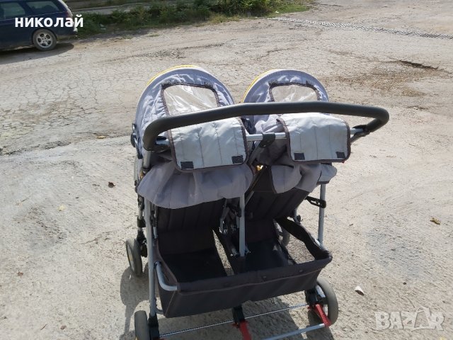 детска количка за близнаци Cipolino, снимка 6 - Детски колички - 42375280
