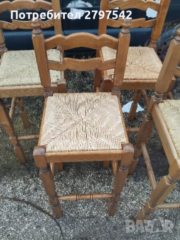 Дървени бар столове С21, снимка 2 - Столове - 49344881
