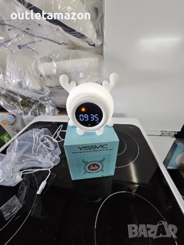 детски будилник YISSVIC (YISSVIC Kids Alarm Clock) във формата на еленче , снимка 8 - Друга електроника - 52518719