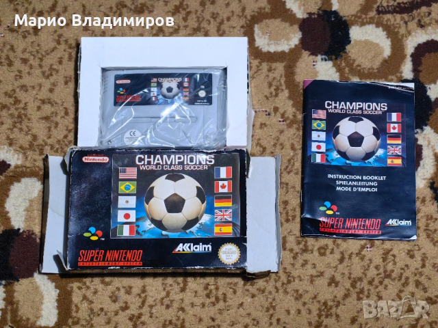 Champions world class soccer pal SNES, снимка 6 - Игри за Nintendo - 44699937