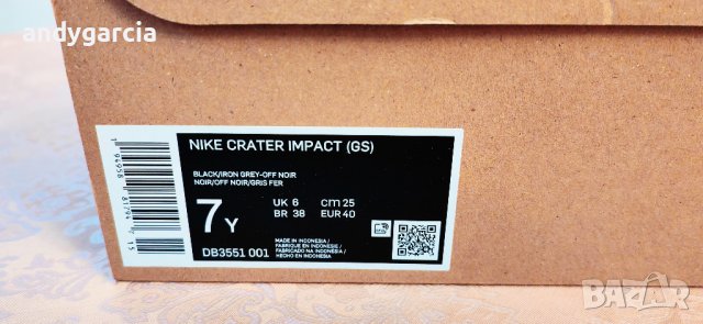 NIKE Crater Impact маратонки 40-ти номер, 25 см стелка чисто нови в кутия , снимка 4 - Маратонки - 41833814