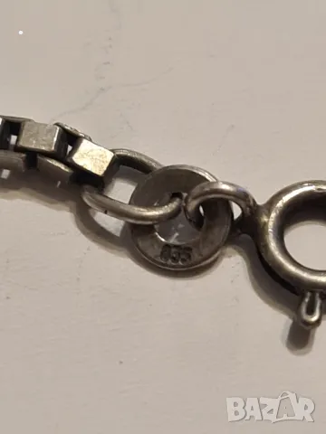 Голям сребърен синджир 835, снимка 2 - Колиета, медальони, синджири - 48845999