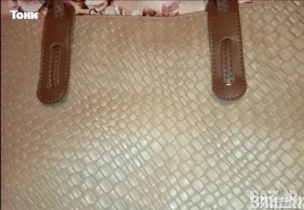 Нова Кожена Дамска Чанта , снимка 3 - Чанти - 51117666