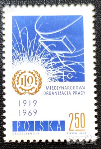 Полша, 1969 г. - самостоятелна чиста марка, 3*2