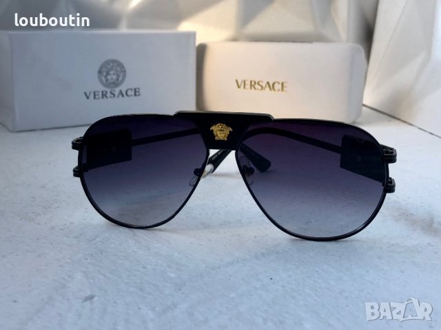 Versace VE2252 мъжки слънчеви очила авиатор унисекс дамски, снимка 5 - Слънчеви и диоптрични очила - 41790390