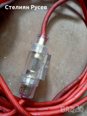 камбанки кабел за аудио звук за усилвател за автомобил / + захранващ кабел -цена 1 лв -давам кабел к, снимка 2 - Аксесоари и консумативи - 36104199