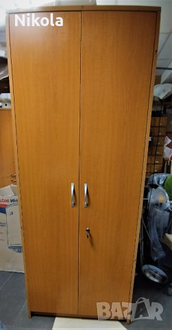 Офис шкафове - Двукрили гардероби за документи с рафтове 2 бр. череша, снимка 7 - Гардероби - 41616415