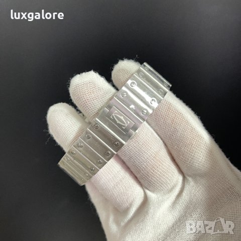 Мъжки часовник Cartier Santos de Cartier Blue Dial с автоматичен механизъм, снимка 7 - Мъжки - 42026236