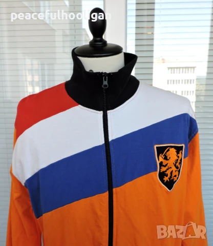 Holland Collection Vintage - мъжко спортно горнище на холандския национален отбор размер L , снимка 2 - Спортни дрехи, екипи - 50837100