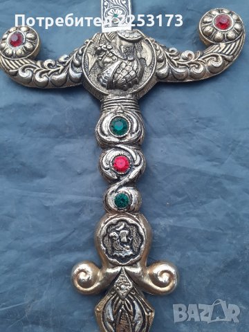 Нерж.кама с бронзова дръжка, снимка 5 - Декорация за дома - 41671700