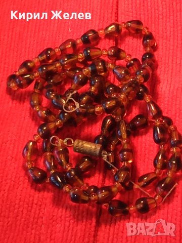 СТАРО ВИНТИДЖ КОЛИЕ ЦВЕТНО ВЕНЕЦИАНСКО СТЪКЛО 16550, снимка 9 - Колиета, медальони, синджири - 30695298