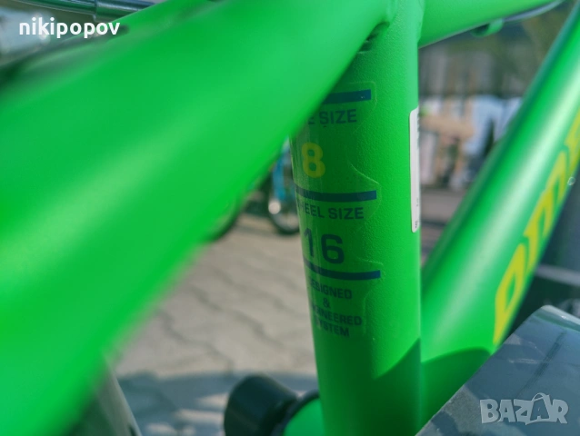 PASSATI Велосипед 16" MASTER зелен, снимка 6 - Велосипеди - 53538539