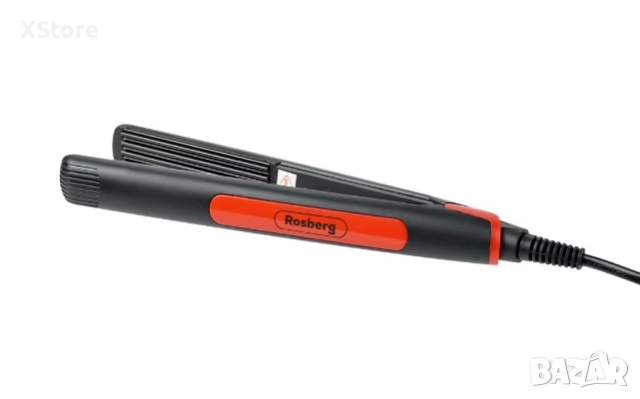 Преса за коса Rosberg, въпнообразна плоча, черно/ червено, 2 ГОДИНИ ГАРАНЦИЯ, снимка 5 - Други - 52593765