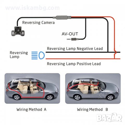 Видеорегистратор С ДВЕ Камера FULL HD за автомобил, Записваща с 2 камери, Екран 4" - код A10, снимка 5 - Аксесоари и консумативи - 35908733