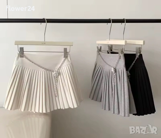 Пола с колан, размер S, снимка 3 - Поли - 53305184