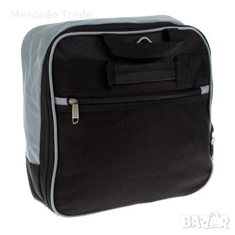 Чанта за пътуване Mercado Trade, С колелца, Сиво-Черна, 84л., снимка 4 - Сакове - 52240036