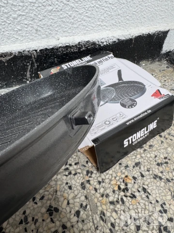 Алуминиев Тиган за Стек и Риба с Капак  STONELINE® XXL GERMANY, 2.8Л, Незалепващо Покритие, снимка 7 - Съдове за готвене - 50547592