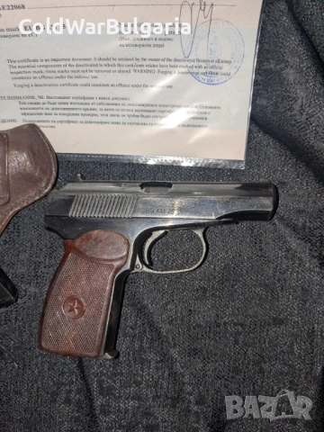 2- Деактивиран пистолет „Макаров“ (PM), снимка 2 - Антикварни и старинни предмети - 52591321