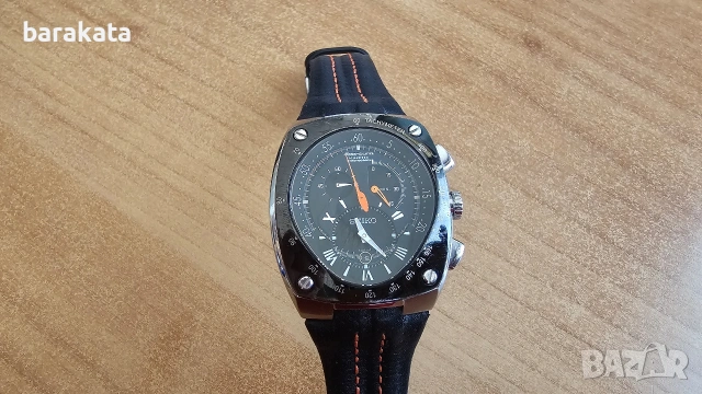 Seiko sportura kinetik chronograph, снимка 2 - Мъжки - 53810401