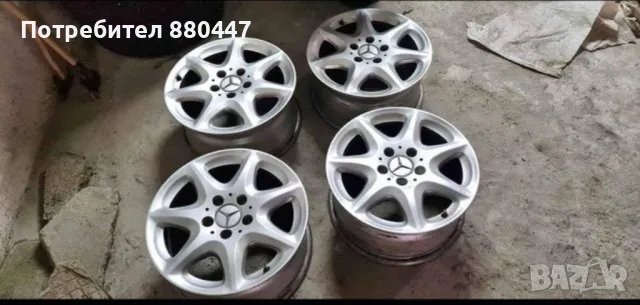 Джанти 16ки за мерцедес, снимка 1