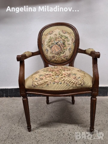 Винтидж кресло Луи XV Ромео и Жулиета 