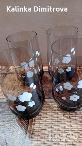 Стъклени чаши за ракия и безалкохолни напитки., снимка 3 - Чаши - 44802543