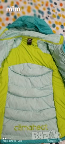 Яке Адидас/Adidas climaheat в неонов цвят, снимка 6 - Детски якета и елеци - 41723685