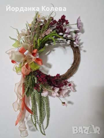 Дизайнерски пролетен венец 2