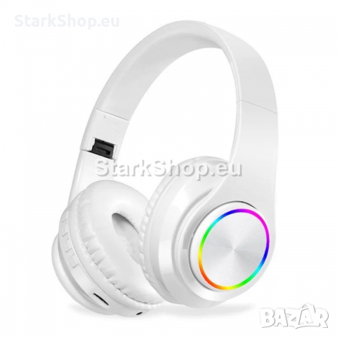 RGB Безжични Bluetooth Слушалки, снимка 6 - Слушалки и портативни колонки - 36285815