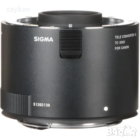 Sigma TC-2001 2x телеконвертор AF за Canon EOS обективи, снимка 3 - Обективи и филтри - 53125880